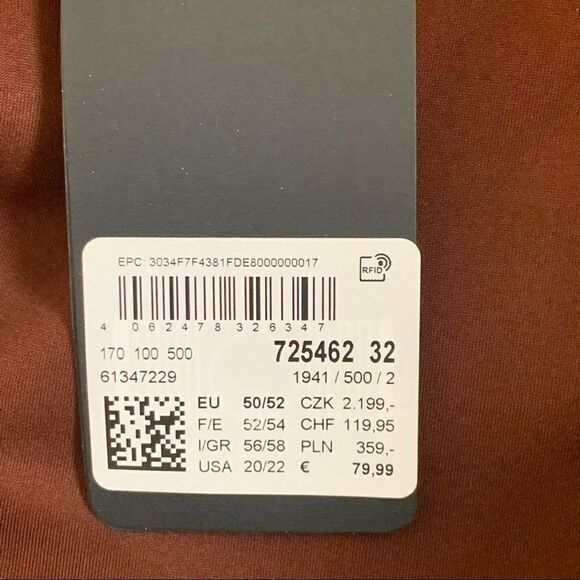 Ulla Popken Faux Suede Seam Detail Stretch Skirt, Gold Brown 20/22 - Picture 13 of 15